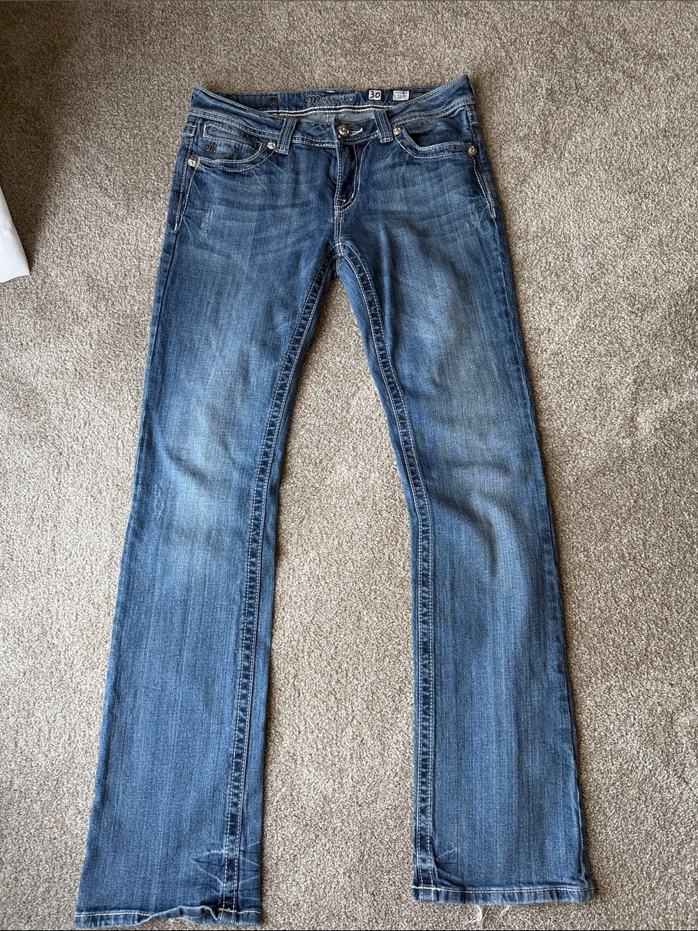 Miss Me Women’s Boot Cut Jeans - Blue Wash